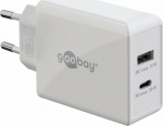 Wentronic Goobay | Dual USB-C PD Fast Charger (30 W) | 61674