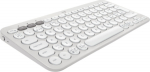 Log Klaviatuur Logitech Pebble Keyboard 2 SWE (W), valge