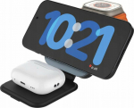 Podstawka Fixed Fixed | MagFlex Alu Foldable magnetic wireless charging stand 3in1 | FIXMFLE-AL-GR