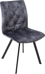 Chair AFTON dark grey velvet