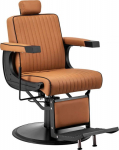 Activeshop Gabbiano Visionerio light brown barber chair black frame