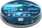 MediaRange DVD+R 8.5GB 10pcs Spindel Double Layer 8x