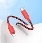 Kabel USB Hoco USB-C - Lightning 1 m Czerwony