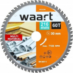 Waart WAART Tarcza pilarska 216x30mm 60T carbide-tipped saw for plywood