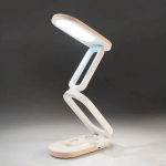 TIROSS Valgusti TS-2234 Roosa, Kokkuklapitav ja laetav laualamp, Valgusallikas: 30 SMD LED, 2000 mAh aku, USB-C kaabel pakendis