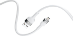 Kabel USB Forever Kabel Flexible Usb - Lightning 1.0 M 2.4A White