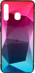 Mocco Stone Ombre Back Case Silicone Case With gradient Color For Apple iPhone X / XS Pink - Blue