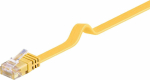 Wentronic CAT FLAT 6-0050 U/UTP yellow 0.50m