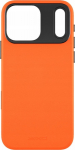 Yaxo Phone case Leather Gear Slim Case MagSafe iPhone 17 Pro Magma Orange