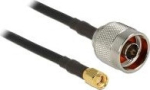 DELOCK HF Adapter N -> RP-SMA CFD200 low loss 2.0m St/St