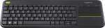 Log LOGITECH Wireless Touch Keyboard k400 plus black DE Layout