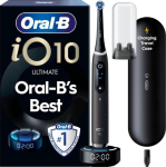 Oral-B iO10 electric toothbrush, black + charging travel case