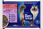 OPTIVITAL Lamb and beef - wet cat food - 4x85g