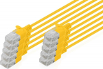 Digitus CAT6 U/UTP SLIM PA 10X03M YELL, 10X 030M LSZH AWG 32/7 YELLOW