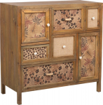 Cabinet ZARA 80x36xH79cm, brown
