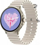 RUBICON Smartwatch for Women RNCF15 / titan/light latte