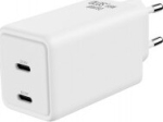 GRATEQ OLOS WALLCHARGER PD/PPS 2xUSB-C GaN 65W WHITE