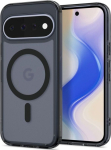 &Uuml;mbris Ultra Hybrid (MagFit), Google Pixel 11, matt l&auml;bipaistev musta &auml;&auml;re ja Qi2/MagSafe ringiga, Spigen
