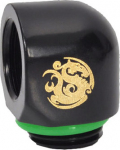 Bitspower Adapter 90 Grad G1/4 Zoll AG auf G1/4 Zoll IG - schwarz matt