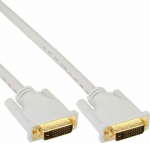 Cable InLine DVI-D - DVI-D 3m white (17783W)