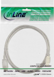 Cable USB InLine USB-A - USB-A 0.3 m Transparent (34650)