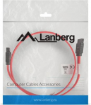 Lanberg SATA - SATA, 0.5m, Czerwony (CA-SASA-14CU-0050-R)