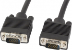 Lanberg VGA Cable, Dual-Shielded Ferrite Core | CA-VGAC-10CC-0018-B | VGA to VGA | 1.8 m