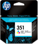 29 HP 351 TRI-COLOR ORIGINAL INK, EN/PL/HU/CZ/SL CARTRIDGE