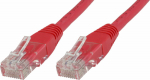 MicroConnect U/UTP CAT6 0.25M Red PVC, Unshielded Network Cable