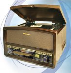 Muusikakeskus Roadstar retro USB/vin&uuml;&uuml;l/cd/FM/BT