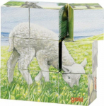 Goki Blocks with pictures, farm animals, 9 el. (57607)