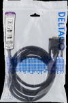 DELTACO Kbl HDMI ha - DVI-D Sing nk ha, Full HD, 2m