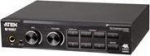 ATE ATEN 4 x 2 True 4K Presentation Matrix Switch with Scaling, DSP und HDBaseT-Lite, Scaling matrix switch, 4096 x 2160 Pixel, Schwarz, Metall, Tasten, Drehregler, 14.93 W