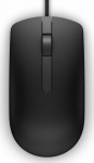Dell MS116 USB Wired Mouse, Sapphire, BrownBox, Black