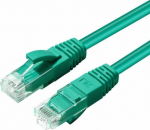 MicroConnect CAT6A UTP 1m Green LSZH, Undshielded Network Cable