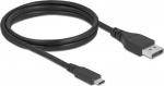 DELOCK USB Type-C > DP Kabel 8K 60Hz 1.5m bidirektional