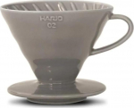 Hario V60 Dripper 02 - ceramic coffee filter, gray