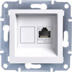 Schneider Electric Single ASFORA computer socket RJ45 kat.5e white without frame - EPH4300721
