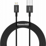 Cable USB Baseus USB-A - Lightning 2 m Czarny (BSU2659BLK)