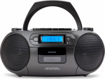 Aiwa BBTC-550BK portable stereo system Digital 6 W Black