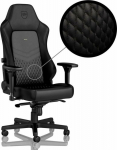 Noblechairs HERO armchair in real leather - czarny/czarny (GAGC-118)