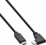 Kabel USB InLine USB-C - USB-C 0.3 m Czarny (35707W)