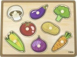 Viga Viga 44578 Puzzle on a pad with handles - vegetables