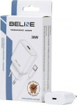 Beline Charger 30W GaN USB-C + kabel USB-C, white
