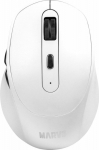 Marvo Mouse WM106W WH, 1600DPI, Bluetooth a 2.4GHz, Optical, 6kl., Wireless, White, Built-in rechargeable battery, Office, silent, DUA