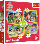 Trefl PUZZLE 4W1 TREFL COCOMELON MEET THE HEROES PUD8