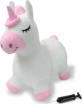 Jamara Unicorn bouncy toy with plush cover and pump