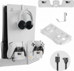 JYS Wall Mount + Pad charger 2w1 do Sony PlayStation PS 5 / PS5 (PS5181)