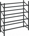 Wenko rack for shoes Hero 62-115 x 68 x 26 cm aluminum black