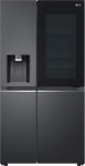 LG GSXB90MCDE, Detached, French door, Schwarz, Door-to-door, Sensor, Hardened glass